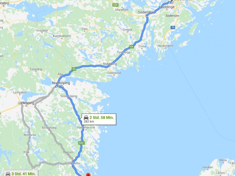 nach Västervik